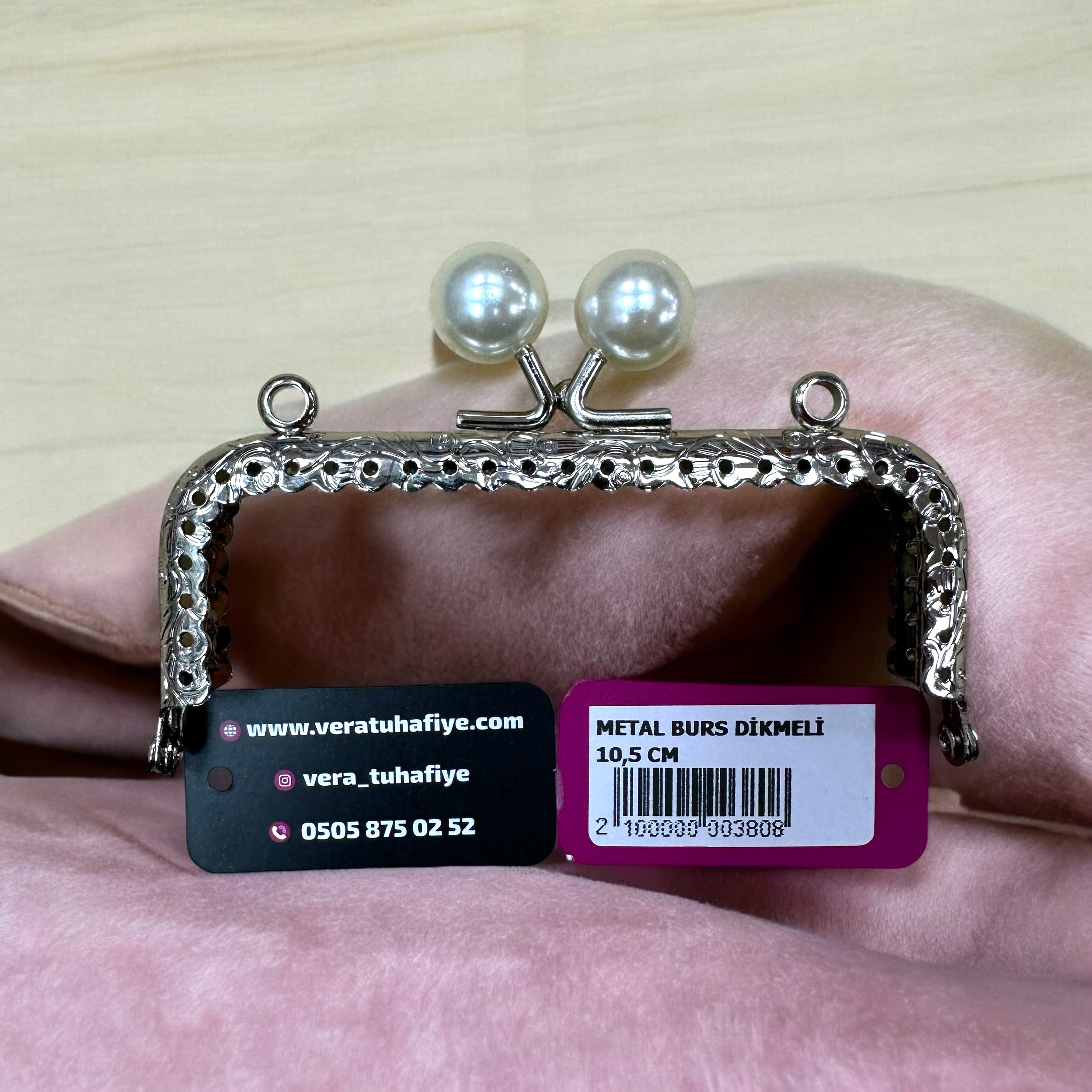 10.5 CM DİKMELİ BURS BONCUKLU